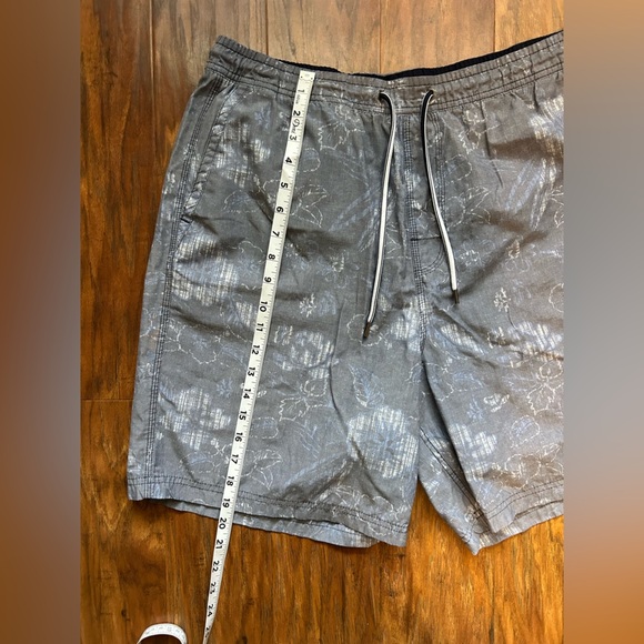 Cremieux Adjustable Men’s Light Grey Swim Shorts Size Large - Picture 8 of 11